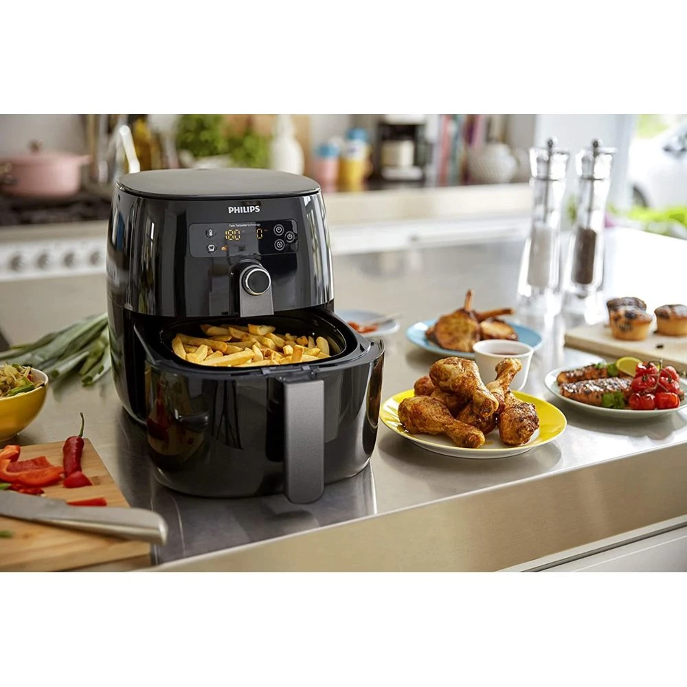 Philips Friteuse électrique Airfryer 1500W Noir Gris
