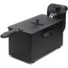 Bestron Friteuse En Noir; Cuve émaillée De 3,5L; Pour 1kg Frites - 2000W