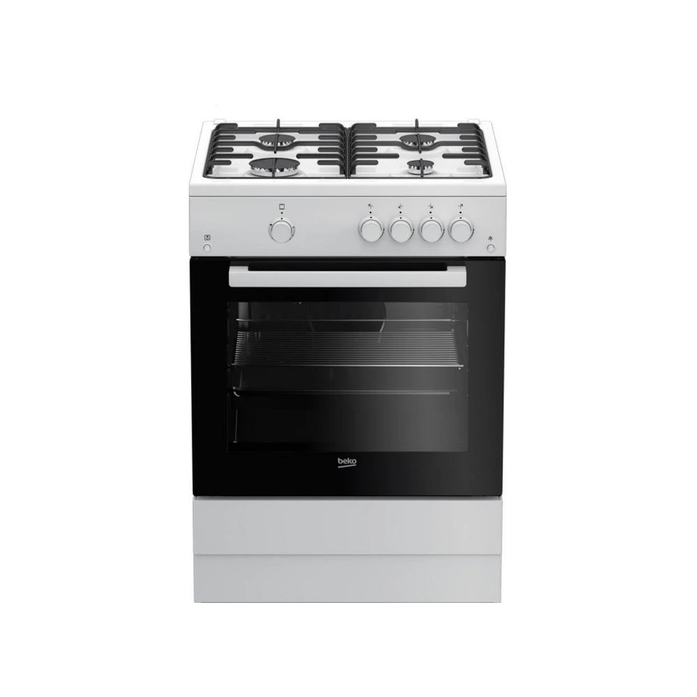 Cuisinière Mixte à 66l 4 Feux Blanc - Fsg62010fw - BEKO