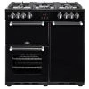 Belling Piano De Cuisson Gaz 90cm PKENS90DFBLK - 5 Foyers - 7.3 Kw - Classe A