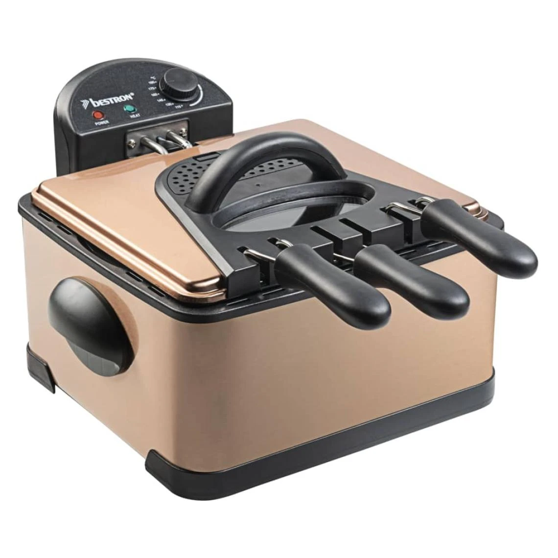 Bestron Friteuse DF402CO 4,5 L Cuivre – Image 3
