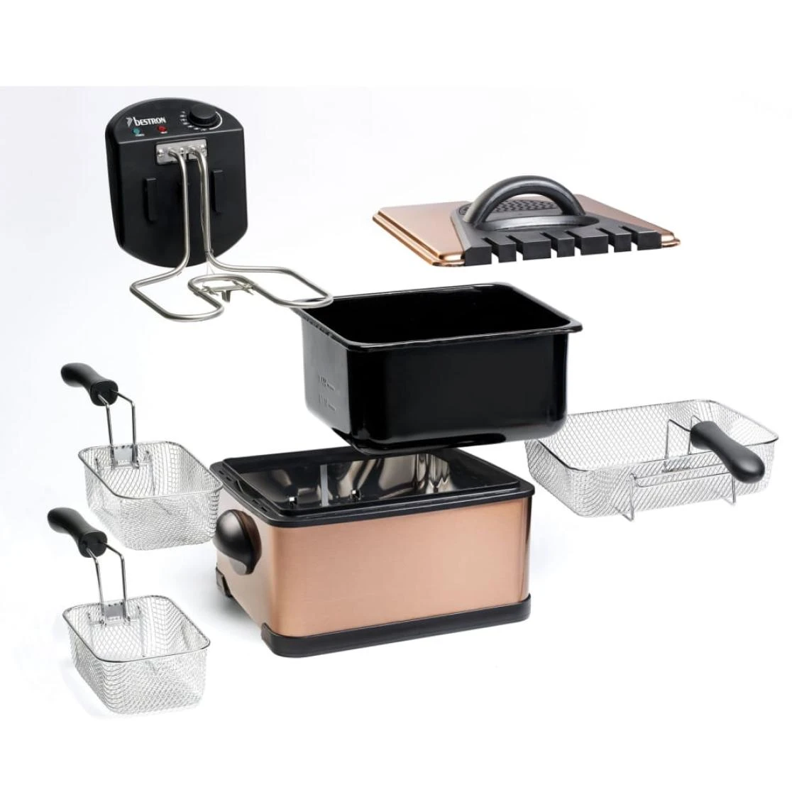Bestron Friteuse DF402CO 4,5 L Cuivre – Image 4