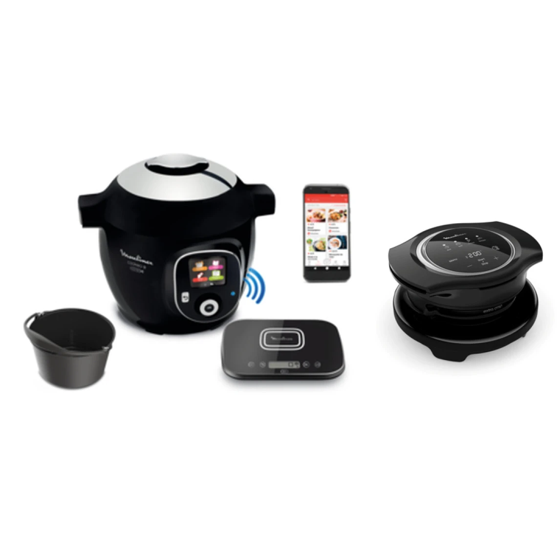 Moulinex Multicuiseur COOKEO+ CONNECT CE858900 + COOKEO EXTRA CRISP EZ150800