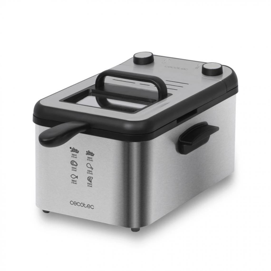 Cecotec, Friteuse Électrique, CleanFry 3000 Full Inox, 3L, Jusqu?à 1...