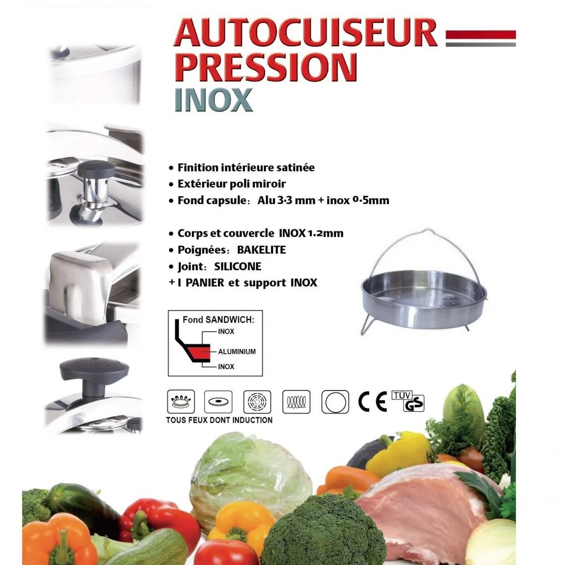 Kitchen Move Cocotte Minute CLASSIQUE En Inox Ø22cm 6L – Image 3