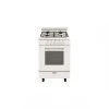 Glem Cuisinière Alpha 53 X 50 Cm Blanche/plan De Cuisson Inox - Four Tout ...