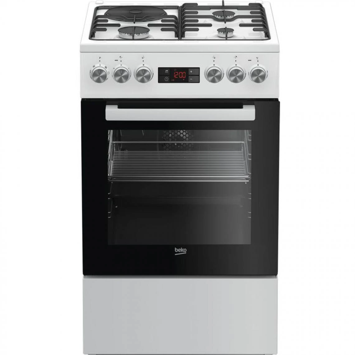 Cuisinière Mixte BEKO FSE53321DWCS 4 Foyers Blanc