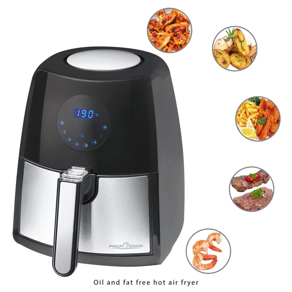 Friteuse Sans Huile Capacité 2,5 Litres 1500W Proficook FR 1147 H – Image 4