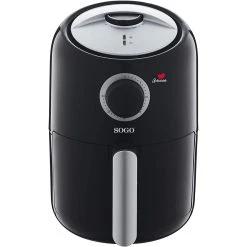 Sogo Friteuse à Air Chaud Sans Huile De 1,6L 1500W Gris Noir