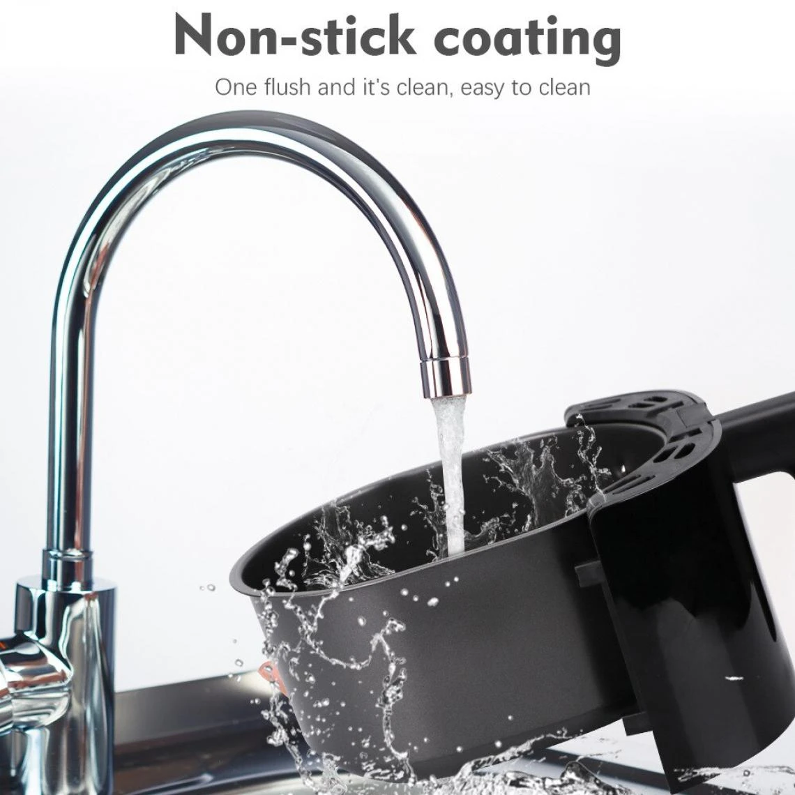 Universal Friteuse à Air De Grande Capacité, Four à Friture Profonde Sans Hui... – Image 5