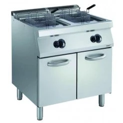 Friteuse à Gaz 700 Mm - 2 X 15 Litres - 28 KW - Combisteel - ...