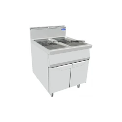 Friteuse à Gaz Sur Meuble 32 L Avec 4 Paniers - 22/26 KW - Atosa - ...