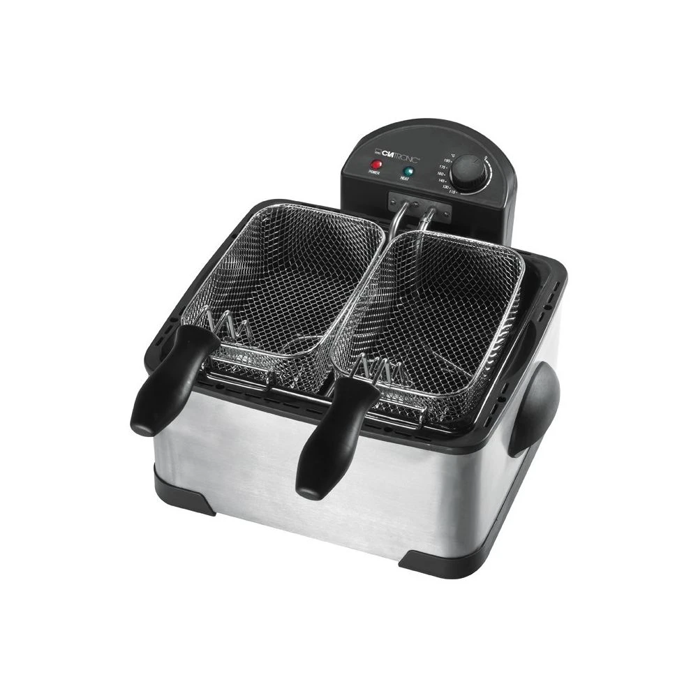 Friteuse Acier 2 Paniers Clatronic - FR3195 – Image 4