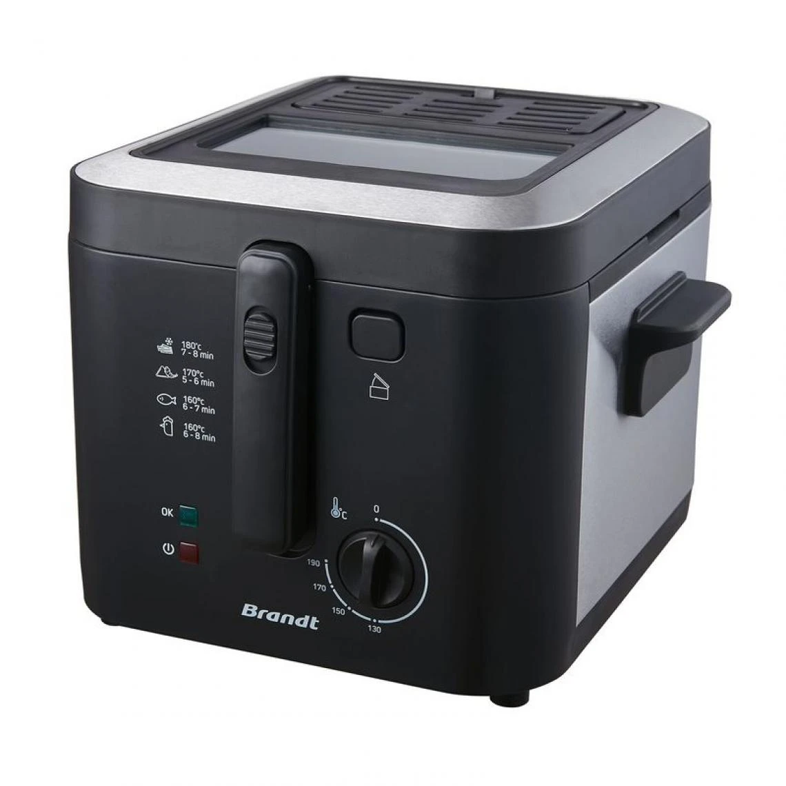 Friteuse BRANDT FRI25X2 1kg Noir – Image 2