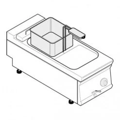 Materiel Chr Pro Friteuse électrique - 8 Litres - Commandes Mécaniques - Gamme 700 - ...