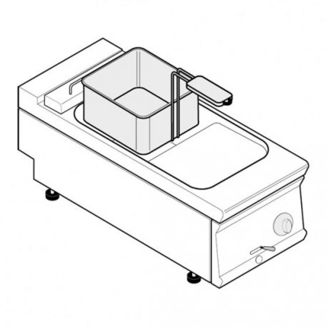 Materiel Chr Pro Friteuse électrique - 8 Litres - Commandes Mécaniques - Gamme 700 - ...