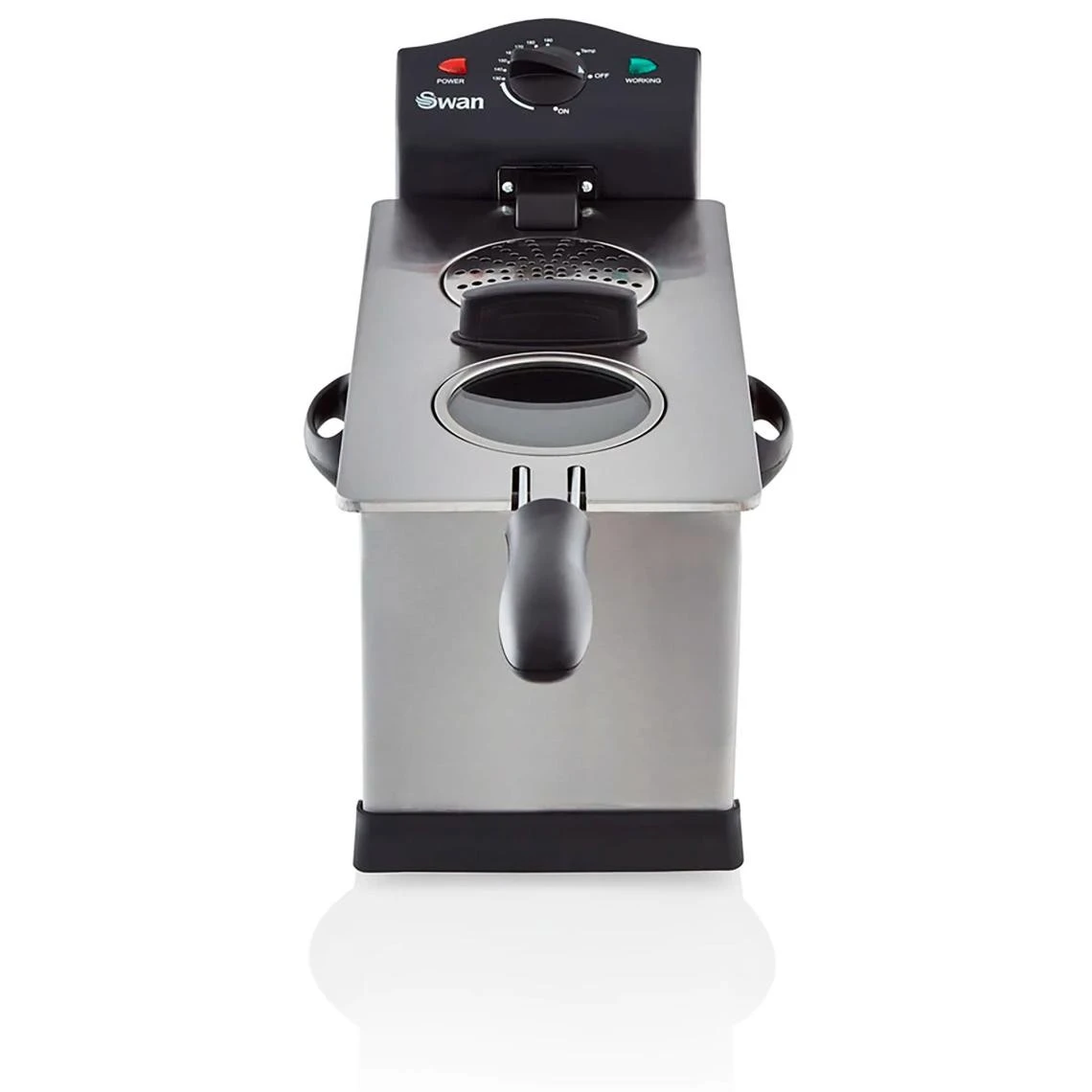 Swan Friteuse Électrique 3 L Acier Inoxydable Régulateur De Température ...