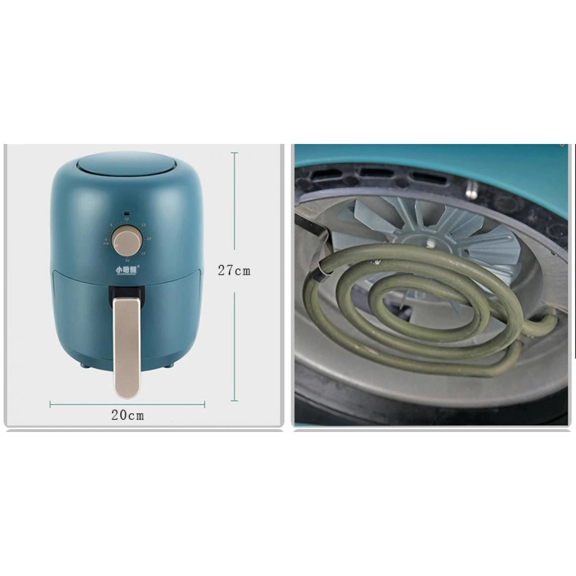 Universal Friteuse Saine Sans Huile Friteuse électrique Multifonction Temps Ré... – Image 2