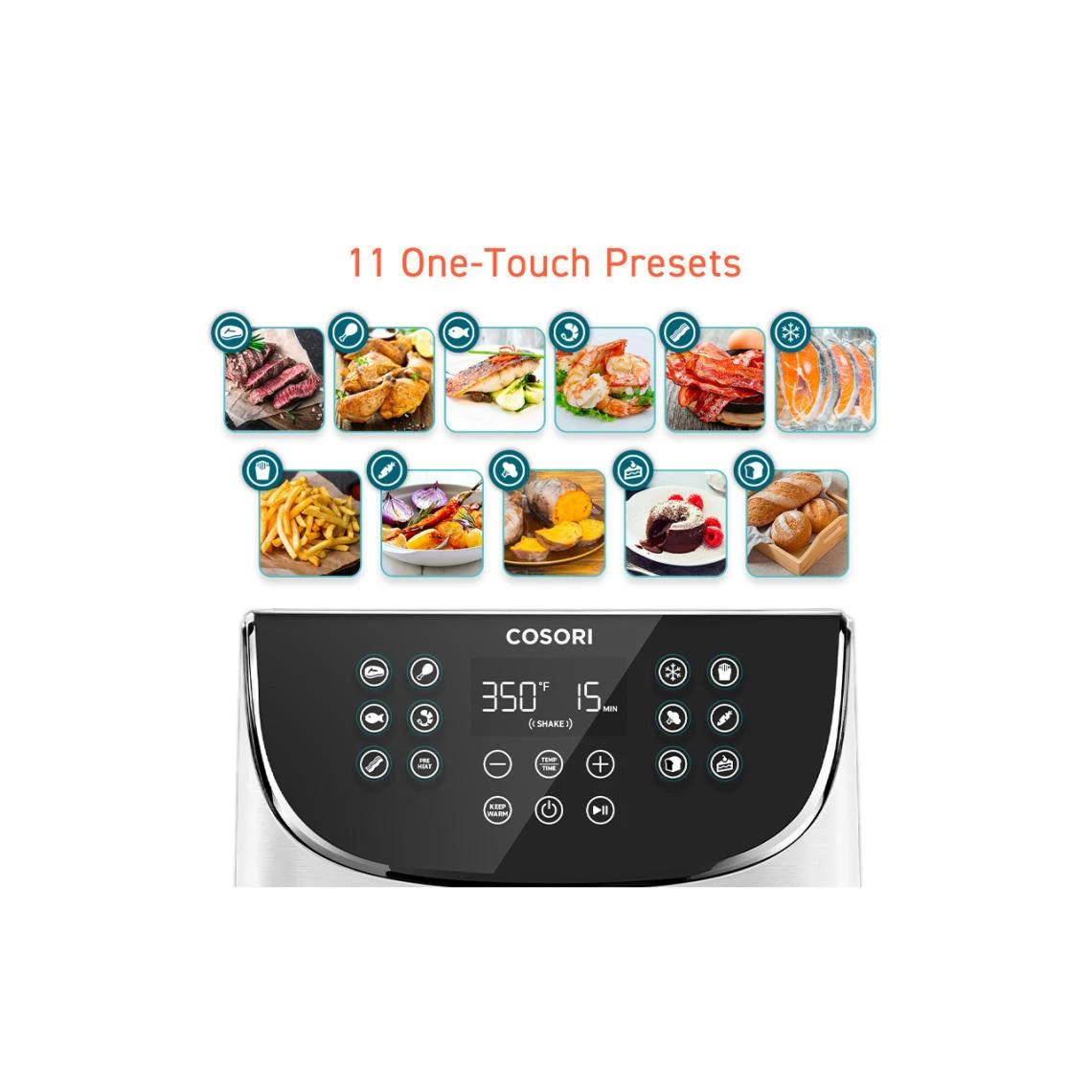 Friteuse Sans Huile Cosori Premium Chef Edition - Blanc – Image 5