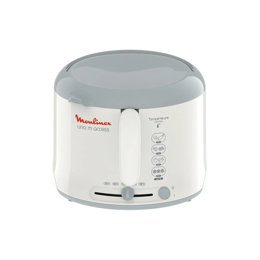 Moulinex Friteuse Uno M Access - AF121110 - Blanc/Gris