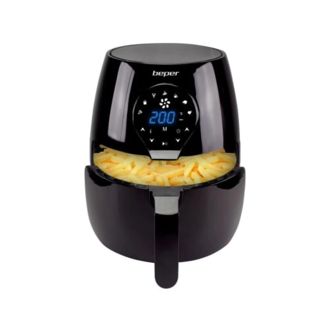 Beper P101FRI050 Friteuse 1450W 220V 5L 7 Programmes Panneau Tactile Noir – Image 2