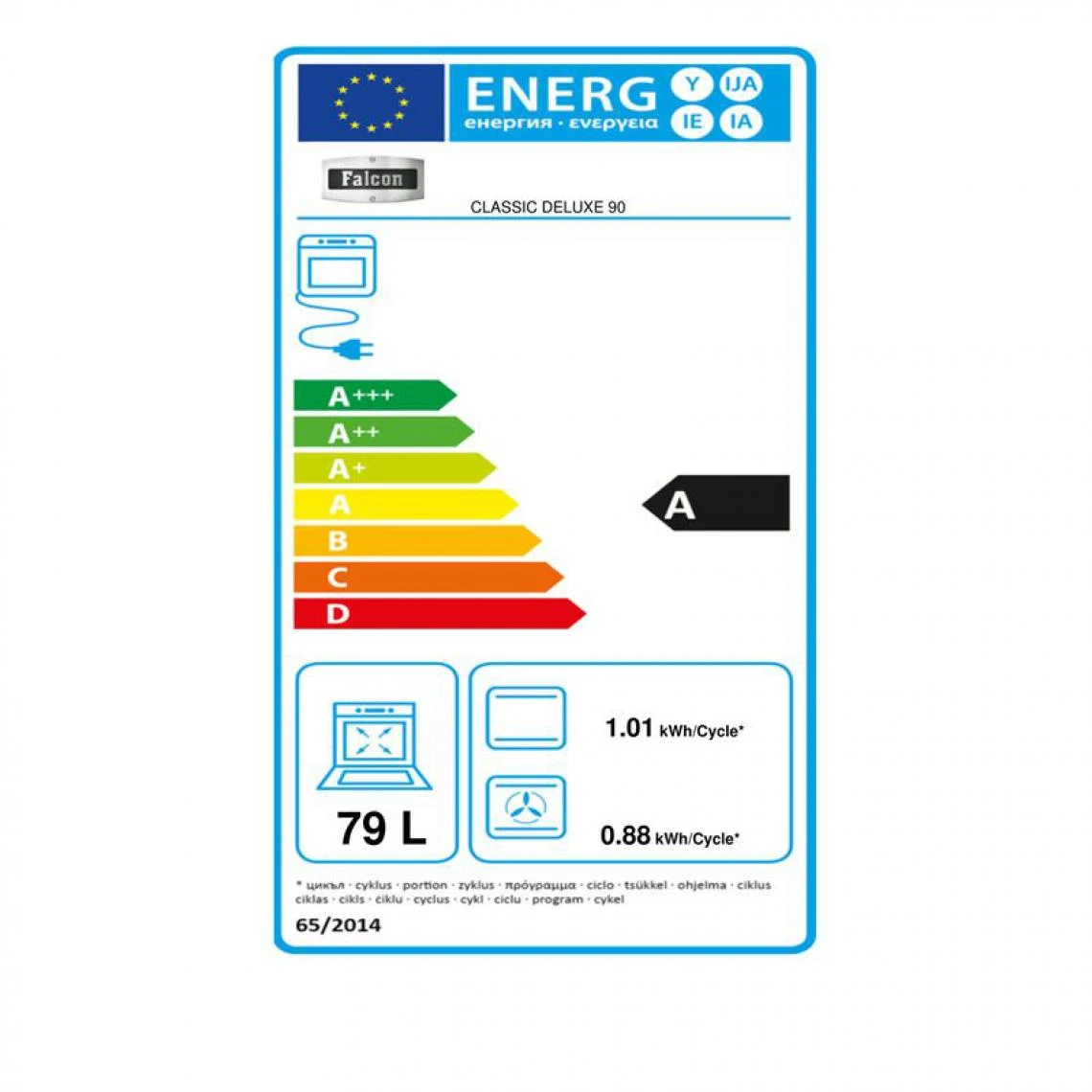 Piano De Cuisson FALCON CDL90ECRB/C Vitro 90 Bleu – Image 4