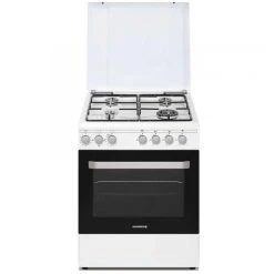 Cuisinière Gaz 63l 4 Feux Blanc - Rgg663csw/e - ROSIERES