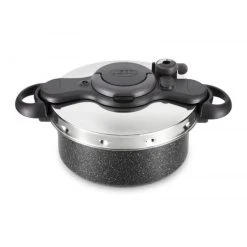 SEB Autocuiseur Clipso Minut Duo 5L Finition Pierre P4605138