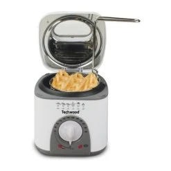 TECHWOOD Mini Friteuse Et Appareil A Fondu - 950 W - Blanc