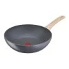 TEFAL G2661902 NATURAL FORCE Poele Wok 28 Cm, Revetement Antiadhesif M...