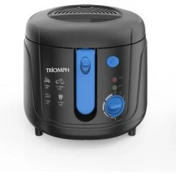 TRIOMPH ETF2158 - Friteuse 2.5L Soit 6000g - 1800W - Temperature Regl...
